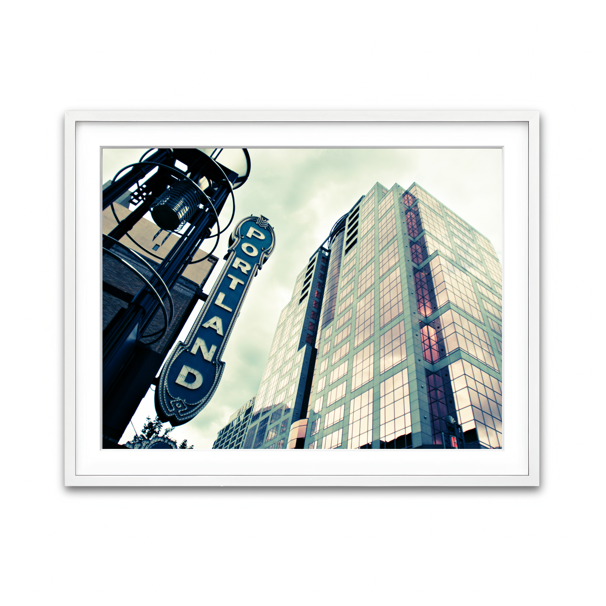 Framed Print 4x3 White
