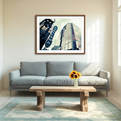 AUTO-MOCKUP ROOM | Portland Sign Wall Art