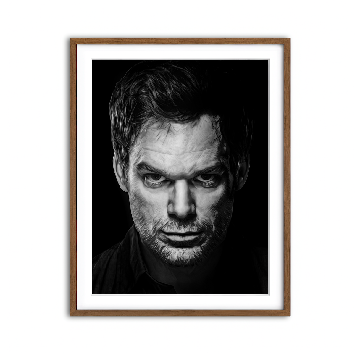 Framed Print 3x4 Walnut