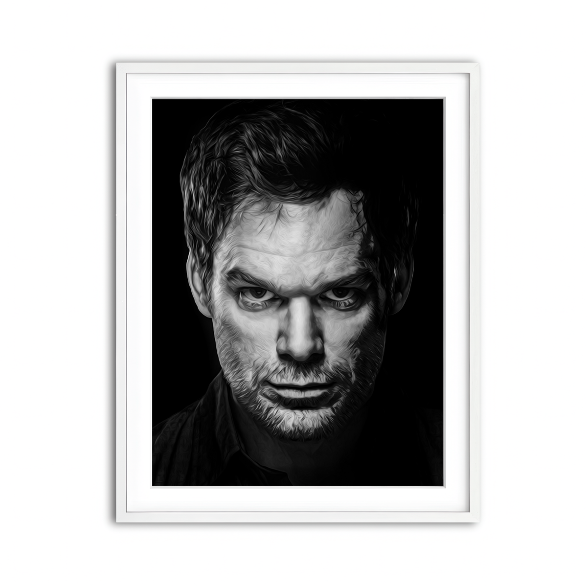 Framed Print 3x4 White