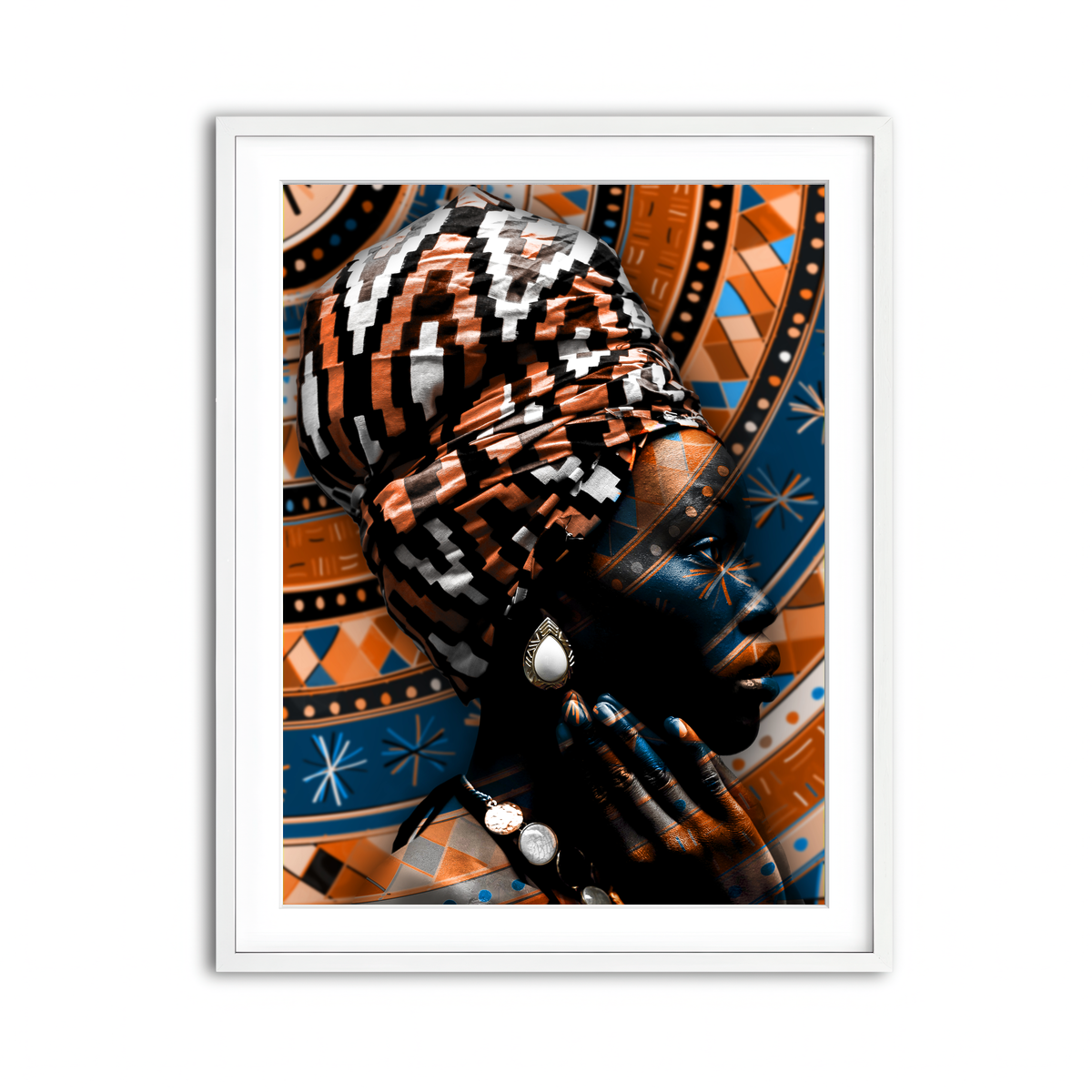 Framed Print 3x4 White