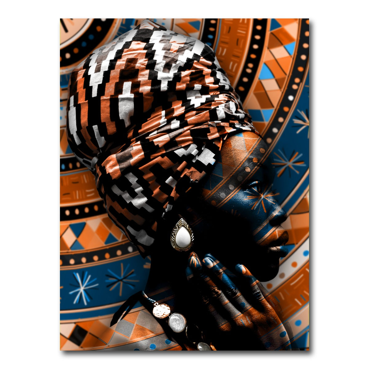 AUTO-MOCKUP WHITE | Portrait | 1 Piece | Gallery Wrap Canvas | group=3x4