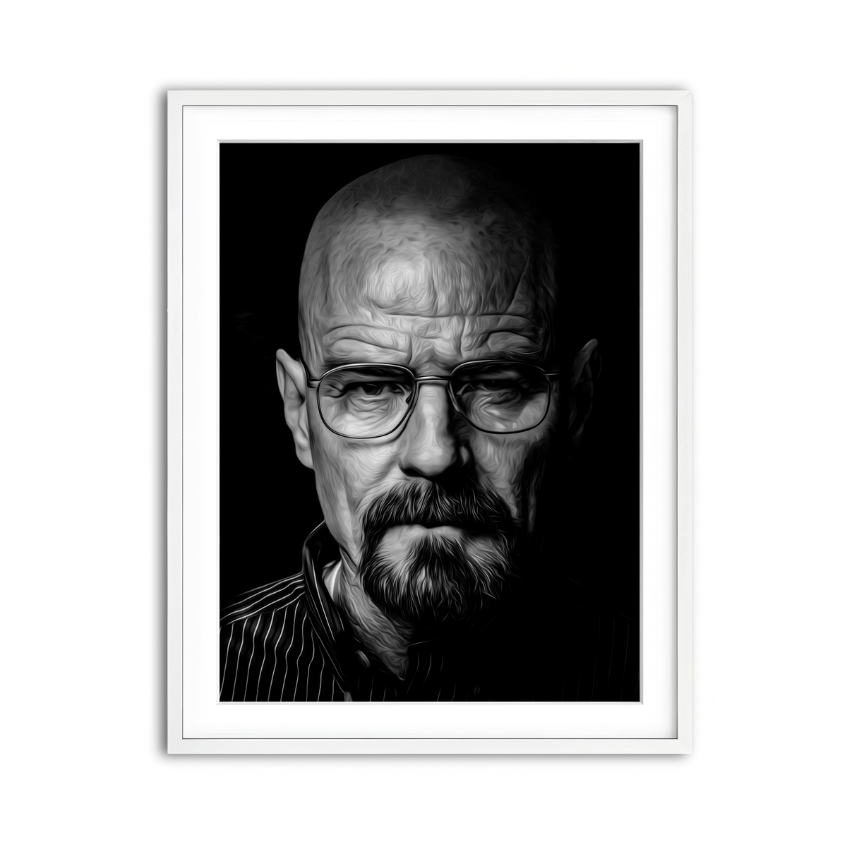 Framed Print 3x4 White