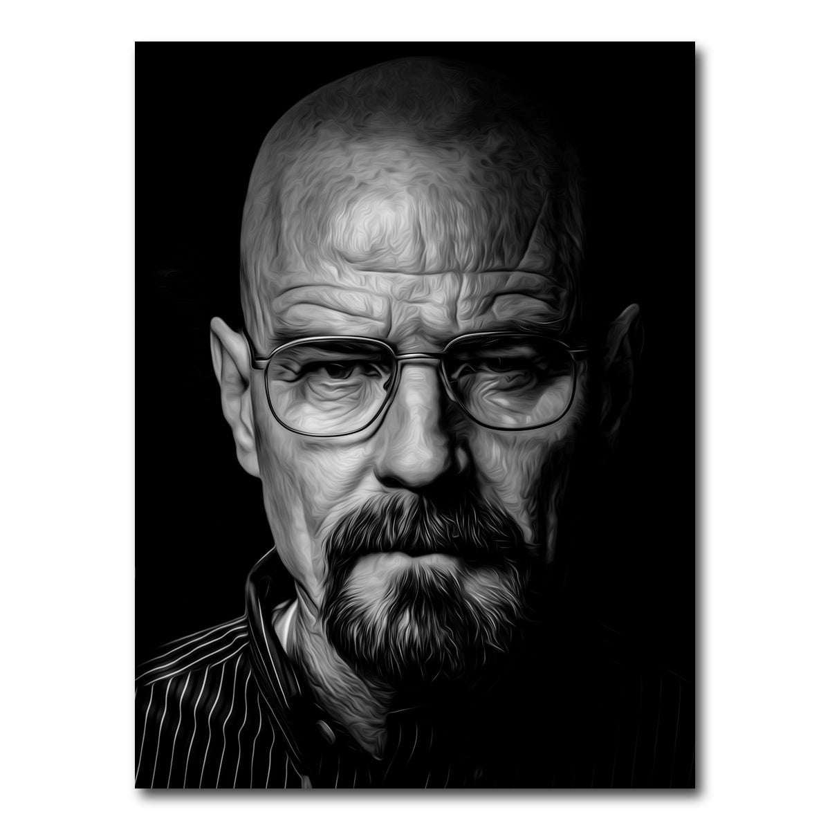 AUTO-MOCKUP WHITE | Portrait breaking bad | 1 Piece | Gallery Wrap Canvas | group=3x4