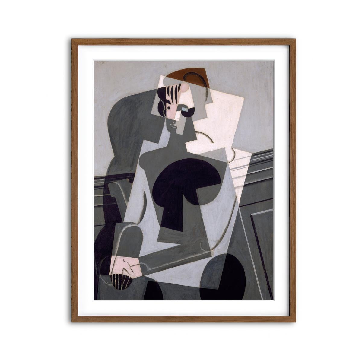 Framed Print 3x4 Walnut