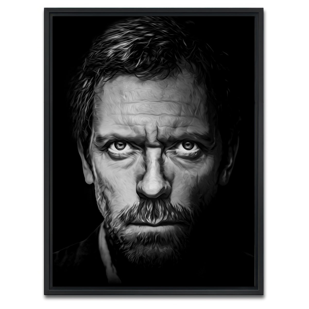 AUTO-MOCKUP WHITE | Portrait dr house | 1 Piece | Black Framed Canvas | group=3x4