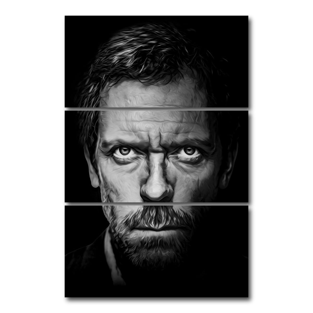 AUTO-MOCKUP WHITE | Portrait dr house | 3 Piece | Gallery Wrap Canvas | group=12x24_stacked