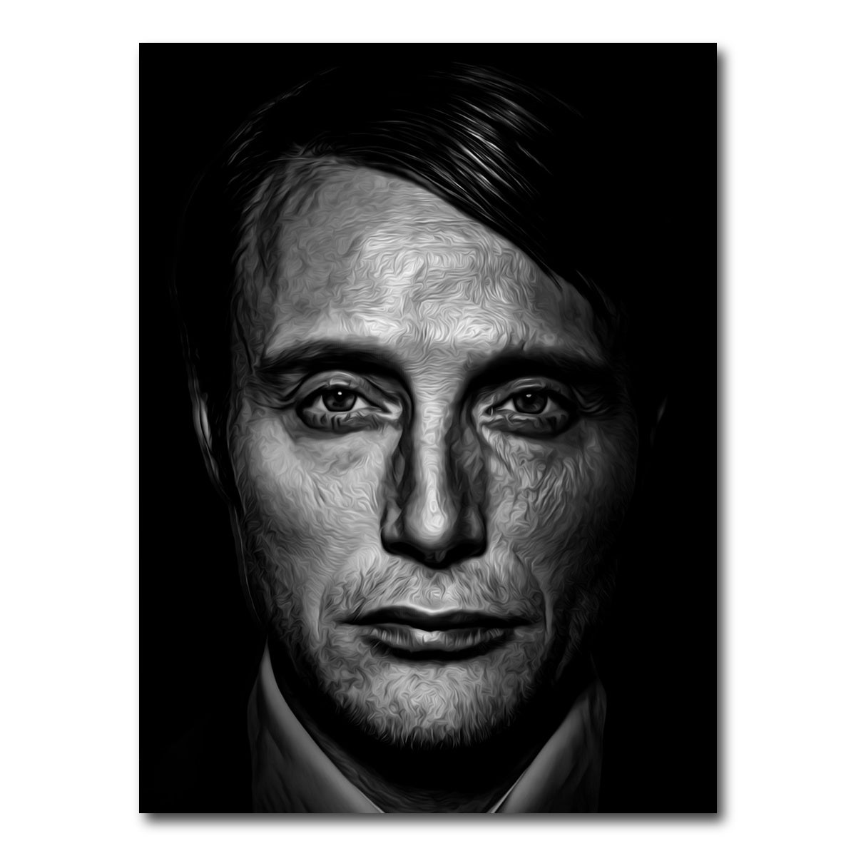 AUTO-MOCKUP WHITE | Portrait hannibal | 1 Piece | Gallery Wrap Canvas | group=3x4