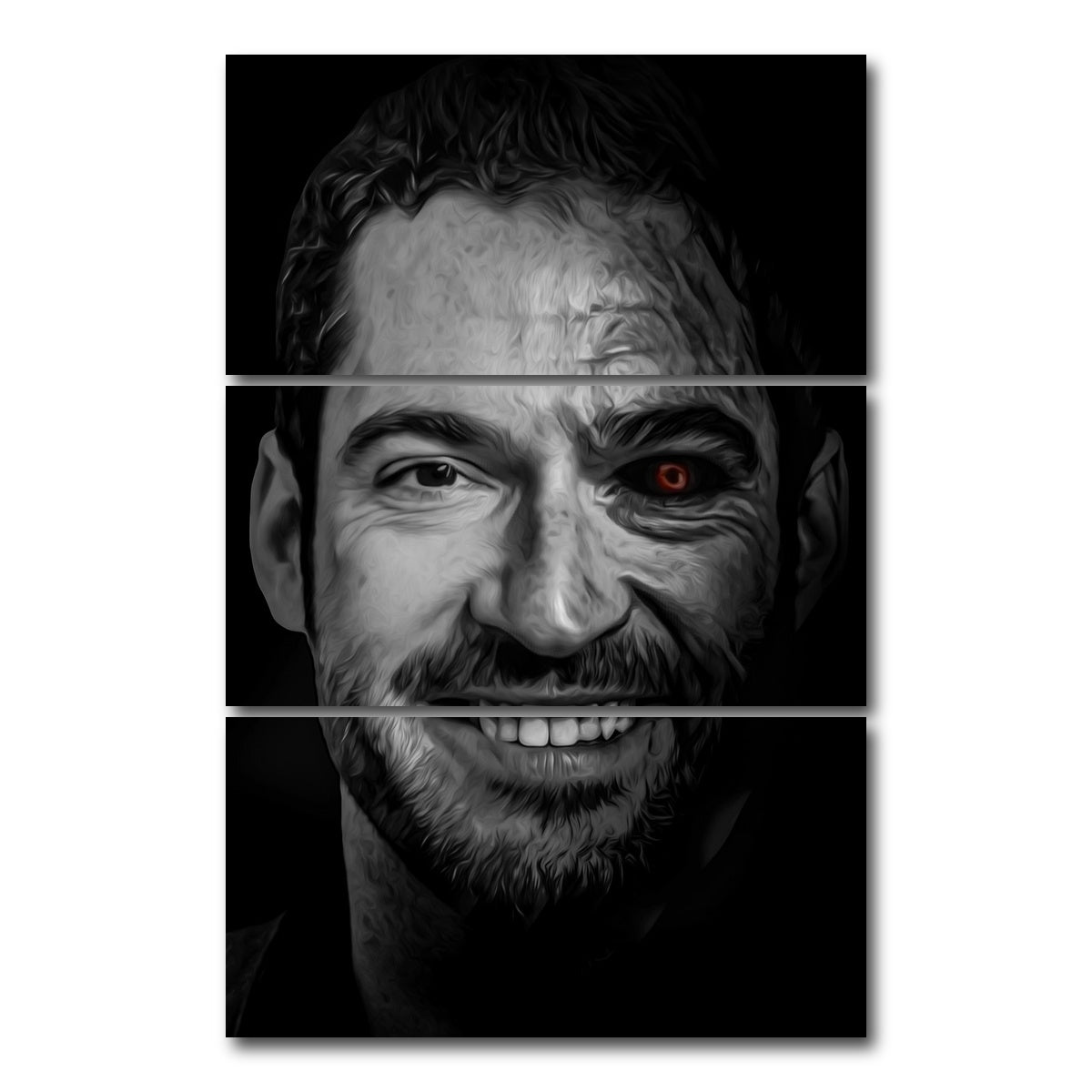 AUTO-MOCKUP WHITE | Portrait lucifer | 3 Piece | Gallery Wrap Canvas | group=12x24_stacked