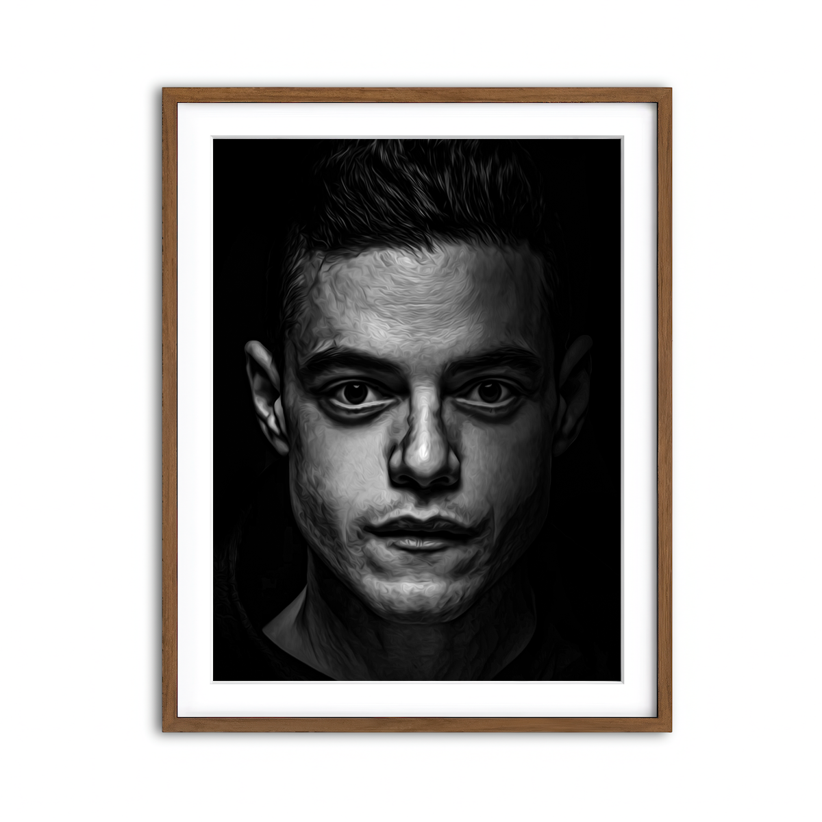 Framed Print 3x4 Walnut