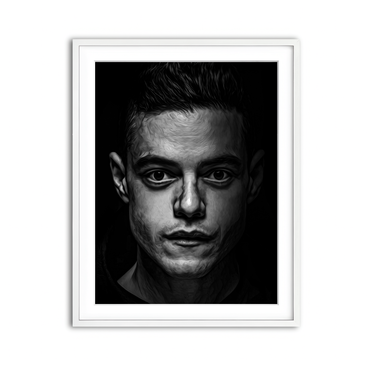 Framed Print 3x4 White