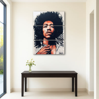 AUTO-MOCKUP ROOM | Portrait of Jimi Hendrix