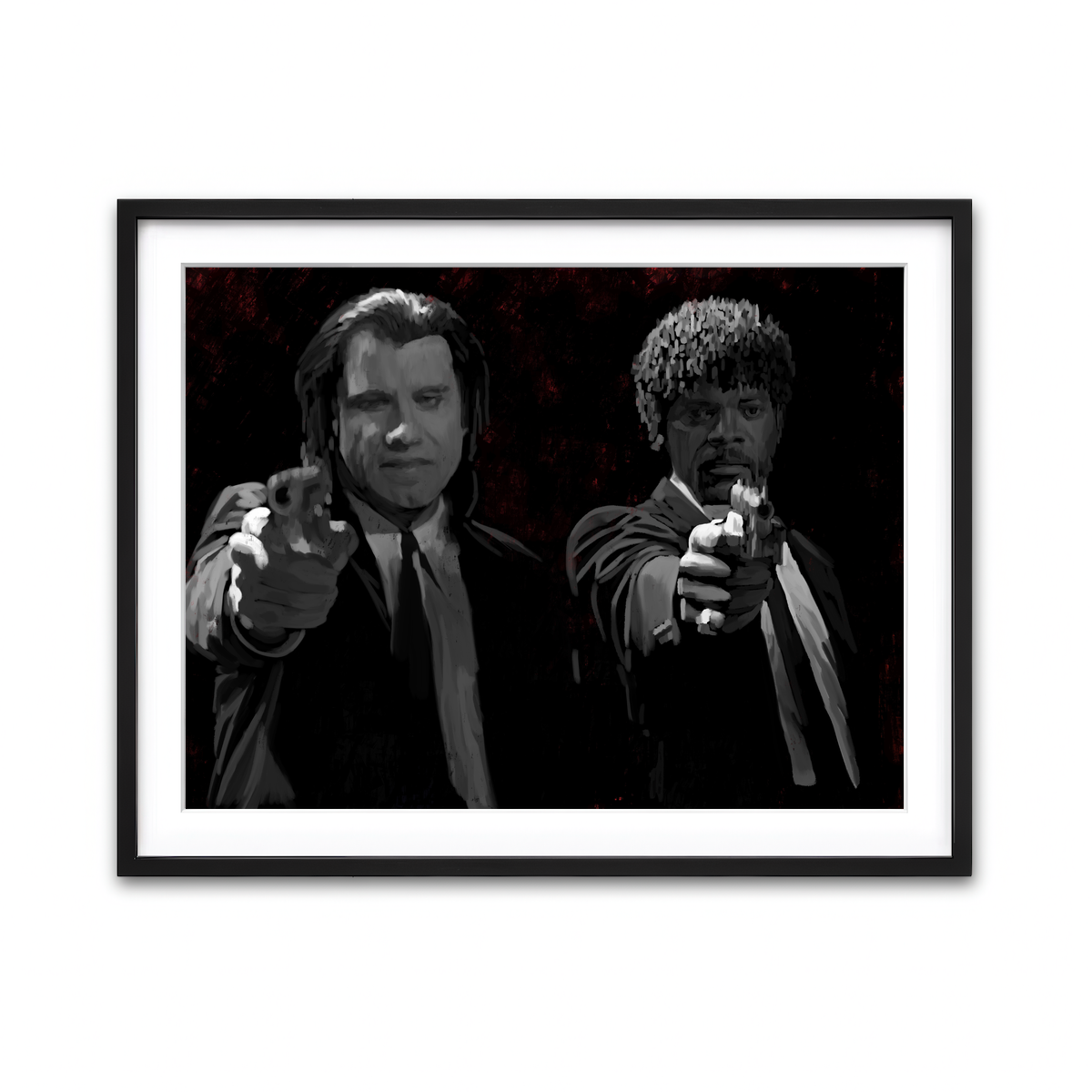 Framed Print 4x3 Black