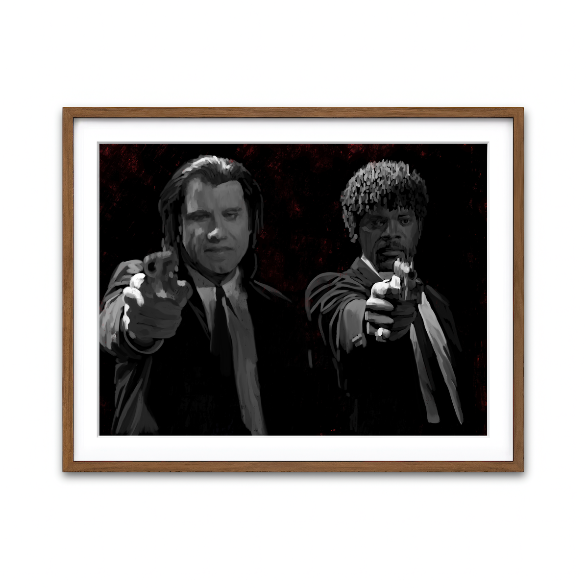 Framed Print 4x3 Walnut