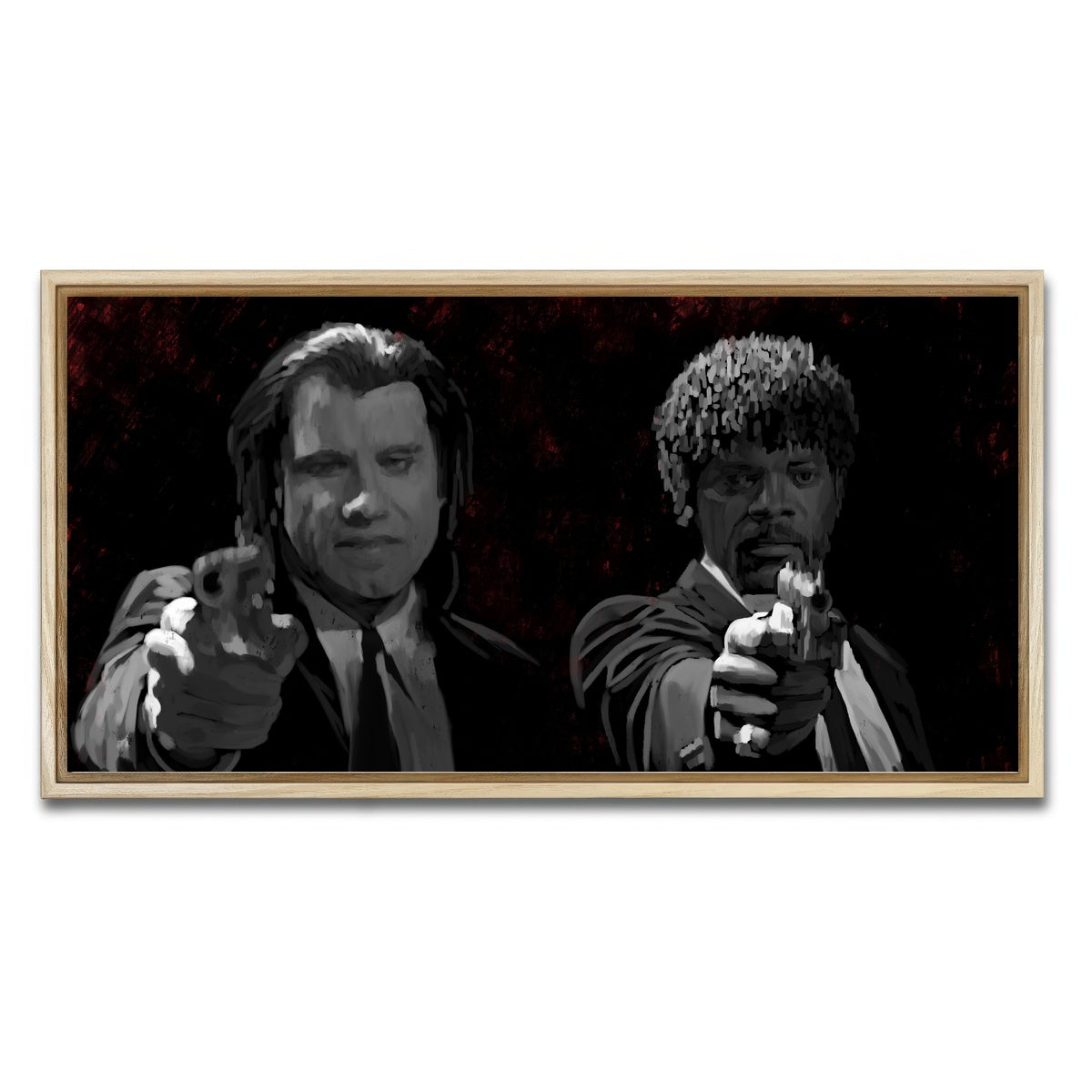 AUTO-MOCKUP WHITE | Portrait of Jules and Vincent | 1 Piece | Natural Framed Canvas | group=2x1