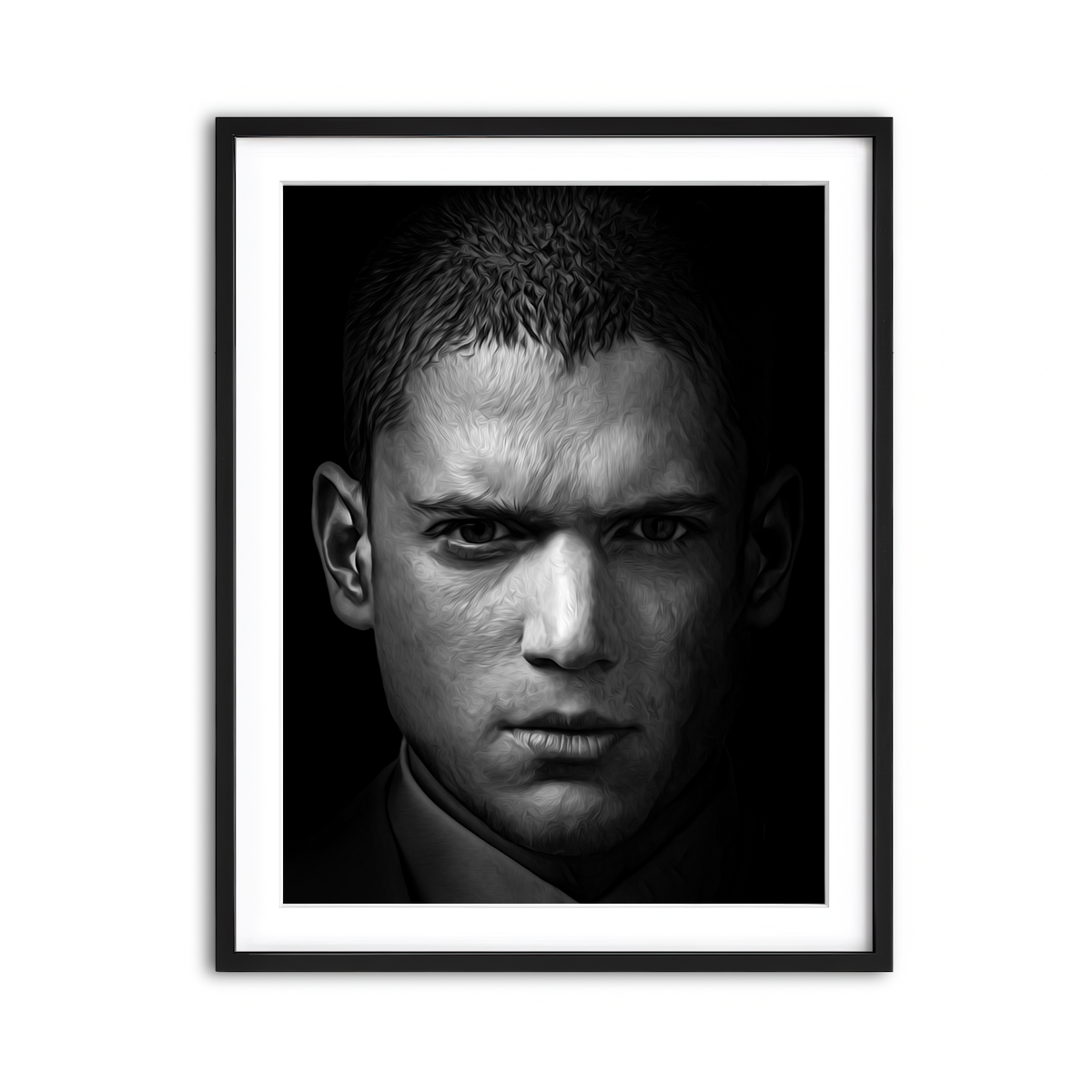 Framed Print 3x4 Black