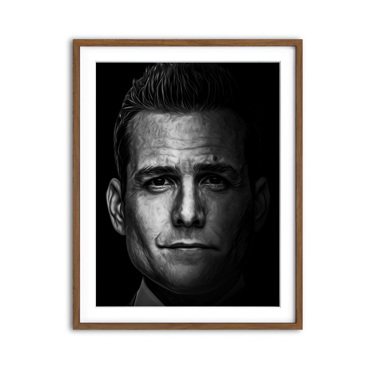 Framed Print 3x4 Walnut