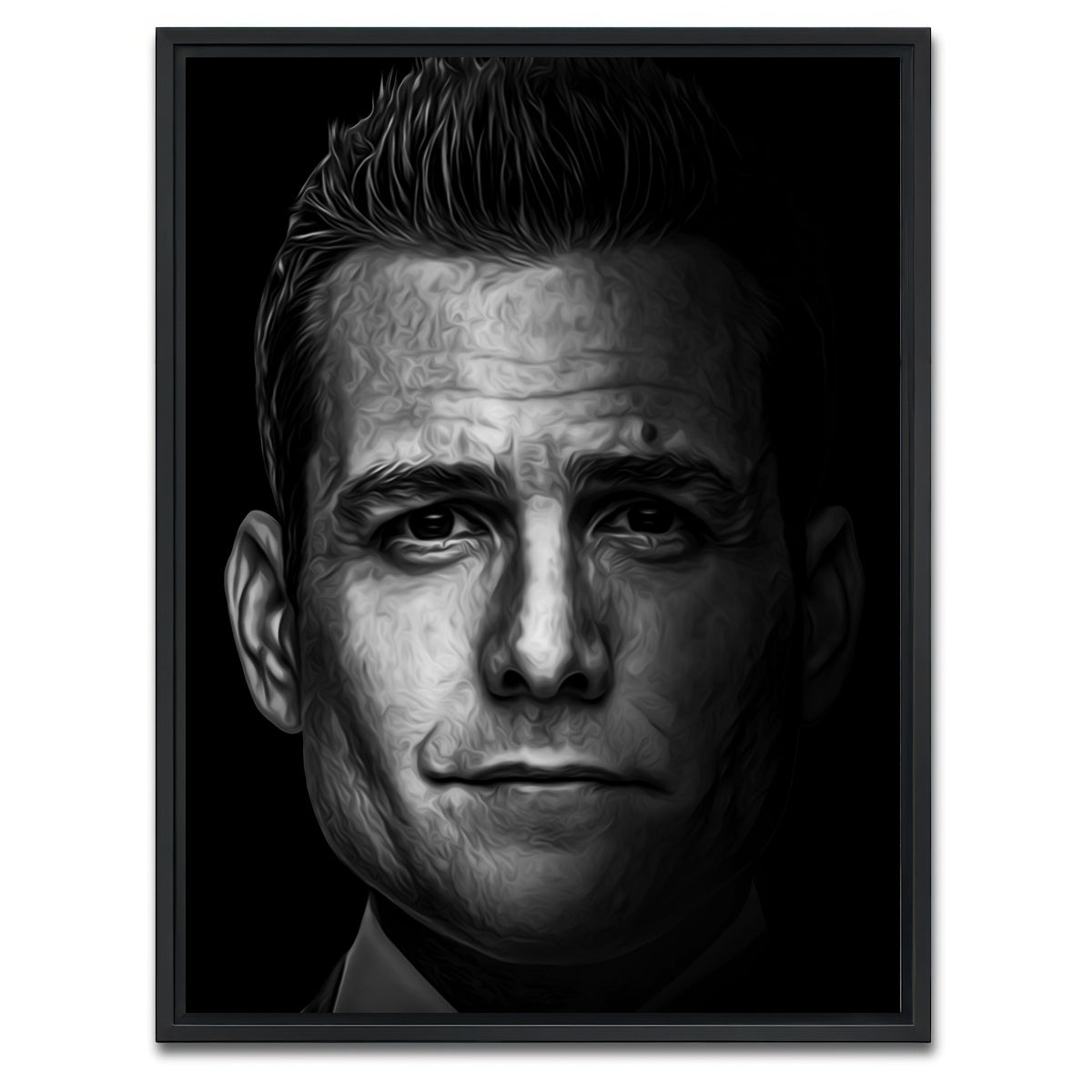 AUTO-MOCKUP WHITE | Portrait suits | 1 Piece | Black Framed Canvas | group=3x4