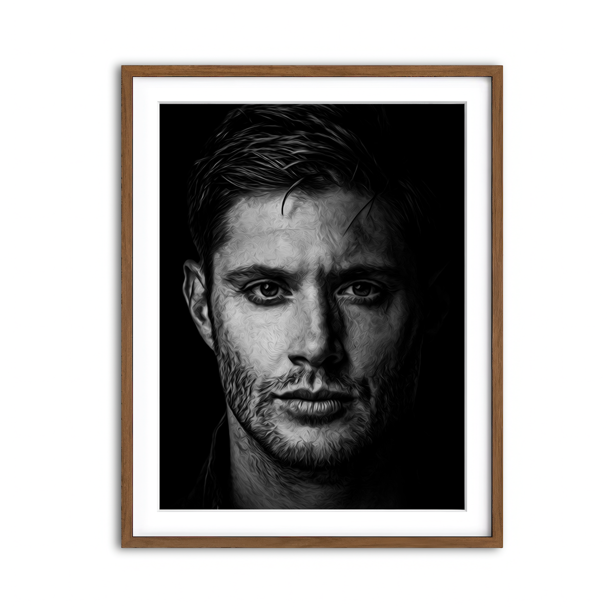 Framed Print 3x4 Walnut