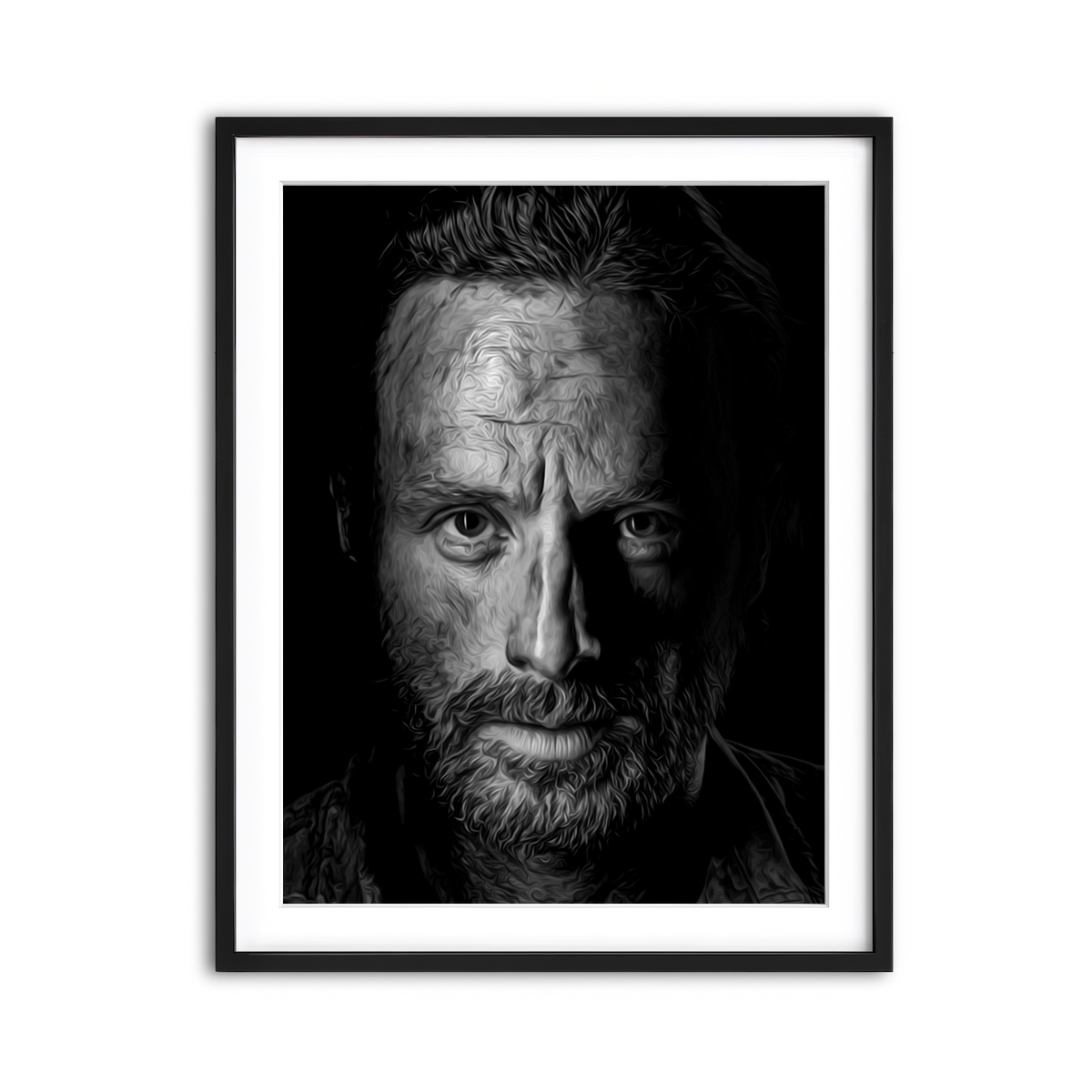 Framed Print 3x4 Black