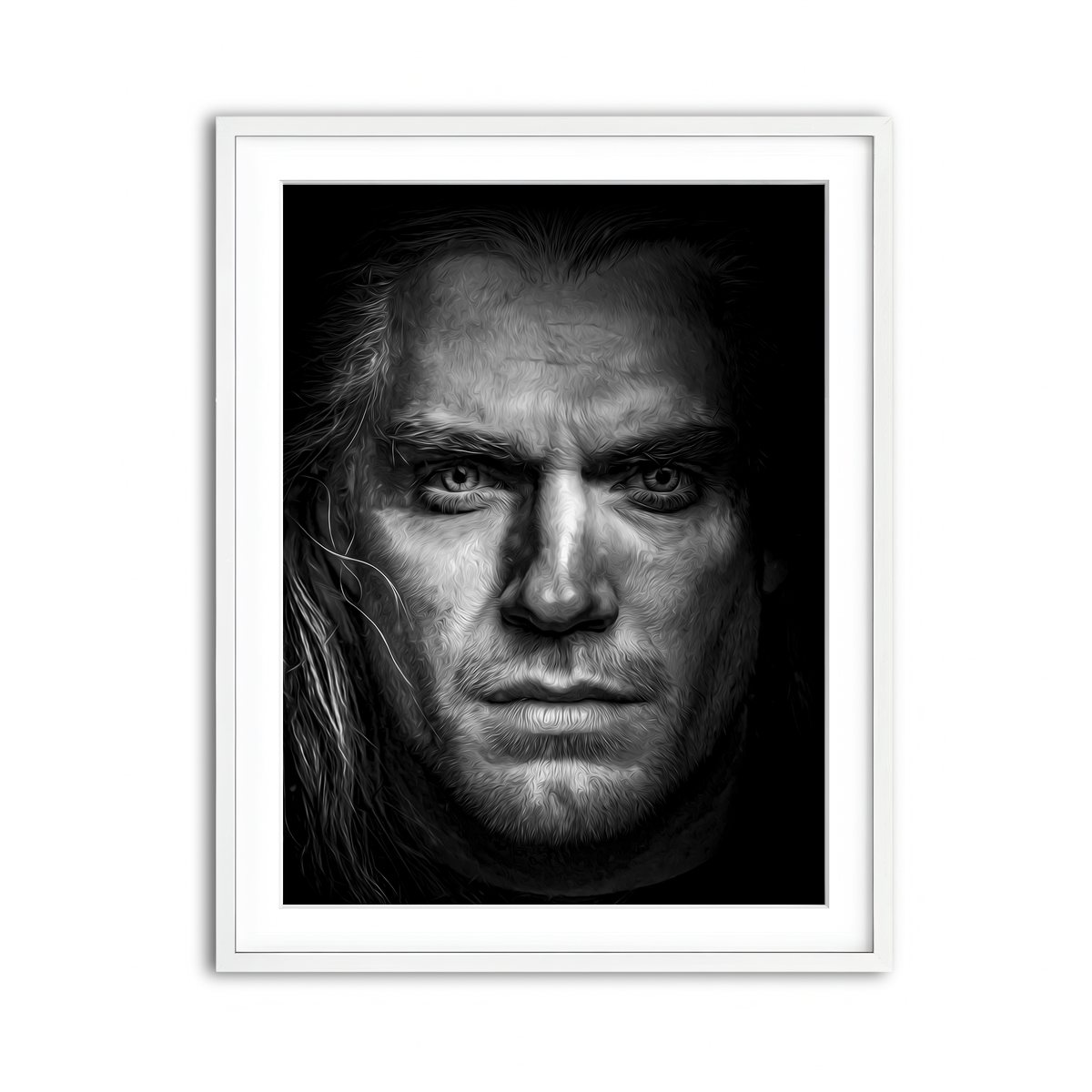 Framed Print 3x4 White