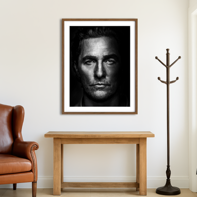 AUTO-MOCKUP ROOM | Portrait True Detective Wall Art