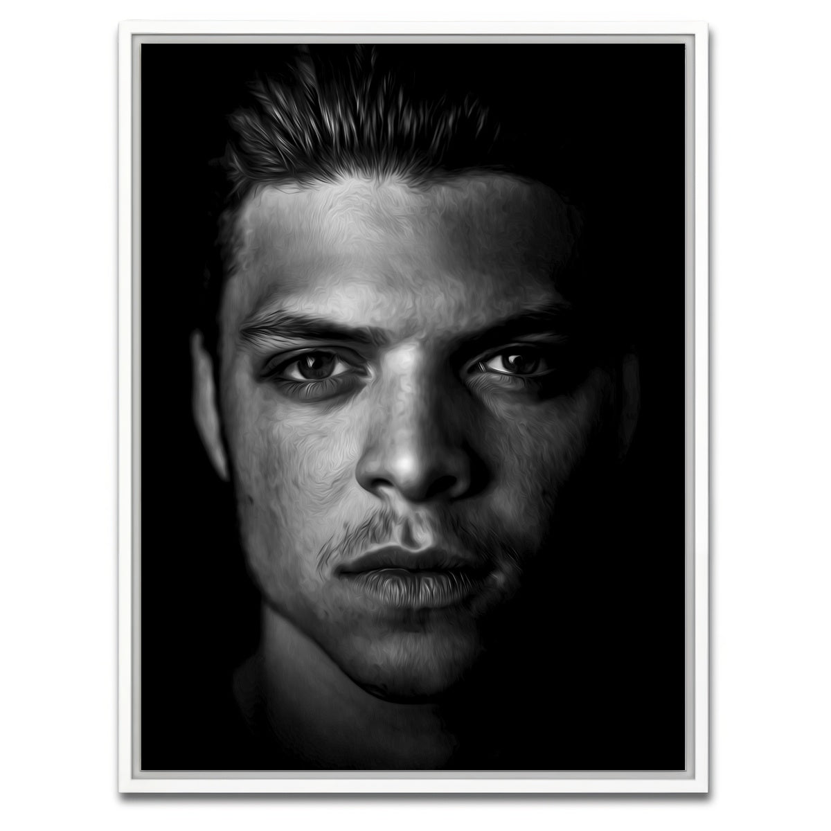 AUTO-MOCKUP WHITE | Portrait vikings 2 | 1 Piece | White Framed Canvas | group=3x4