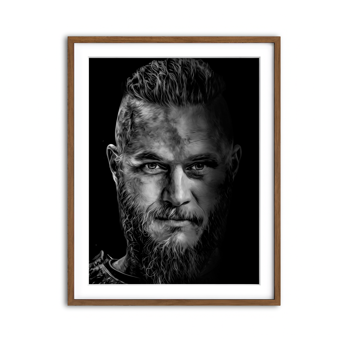 Framed Print 3x4 Walnut