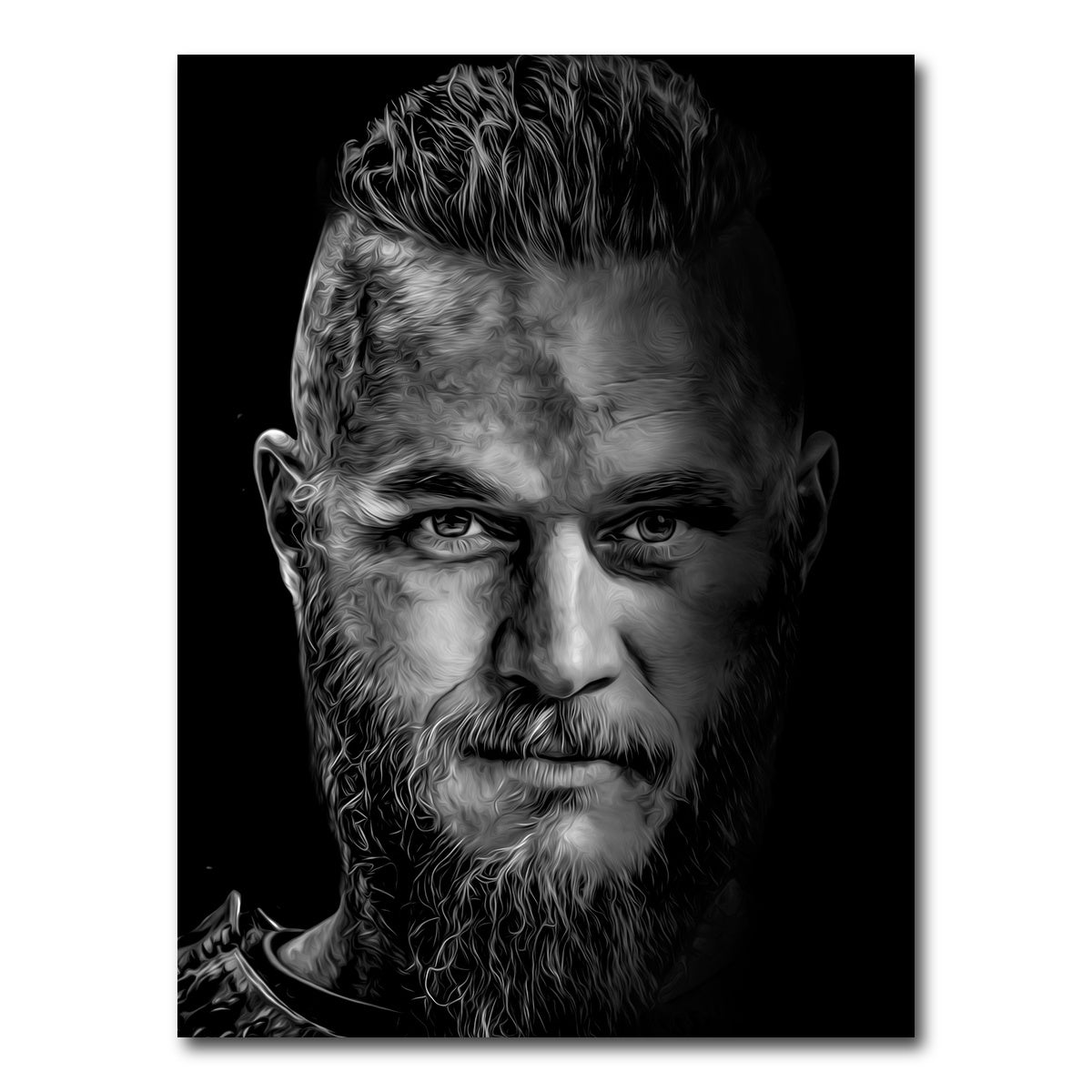 AUTO-MOCKUP WHITE | Portrait vikings | 1 Piece | Gallery Wrap Canvas | group=3x4