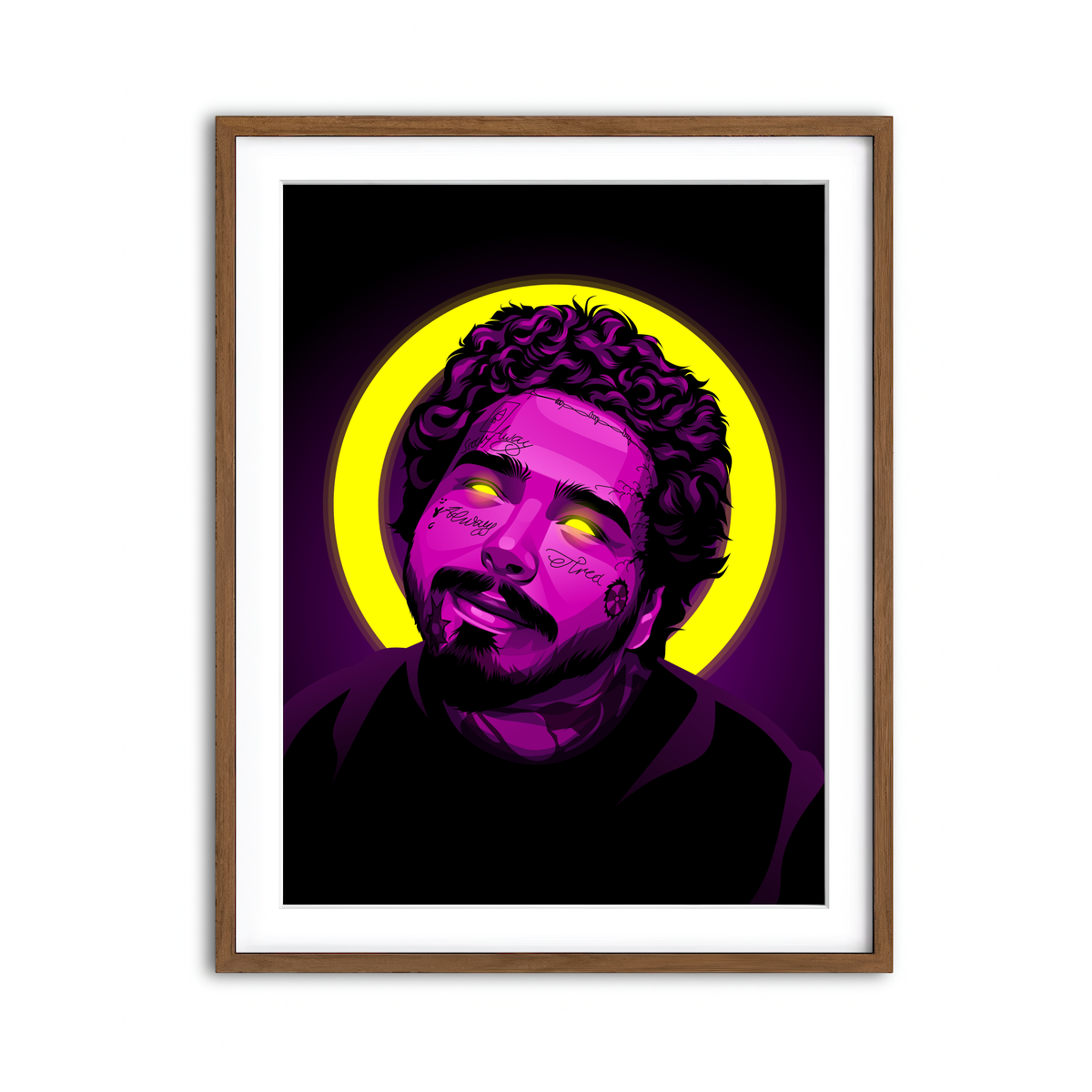 Framed Print 3x4 Walnut