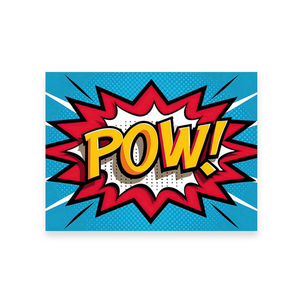 Pow Comic Wall Art