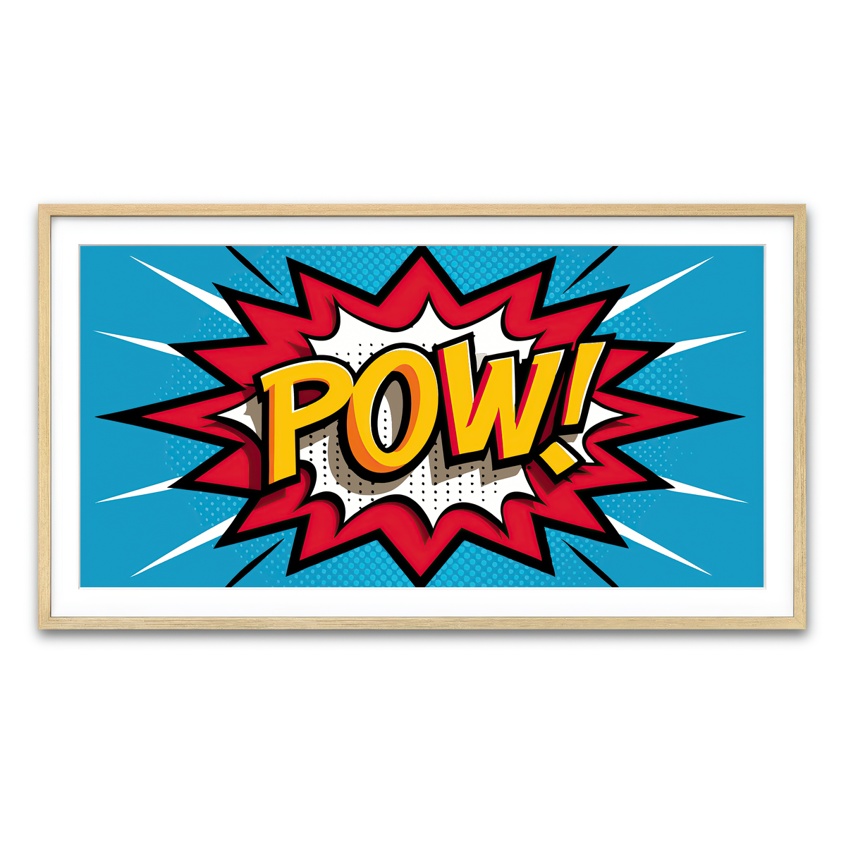 Framed Print 2x1 Natural