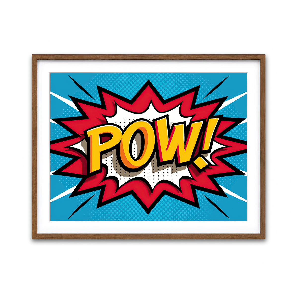 Framed Print 4x3 Walnut