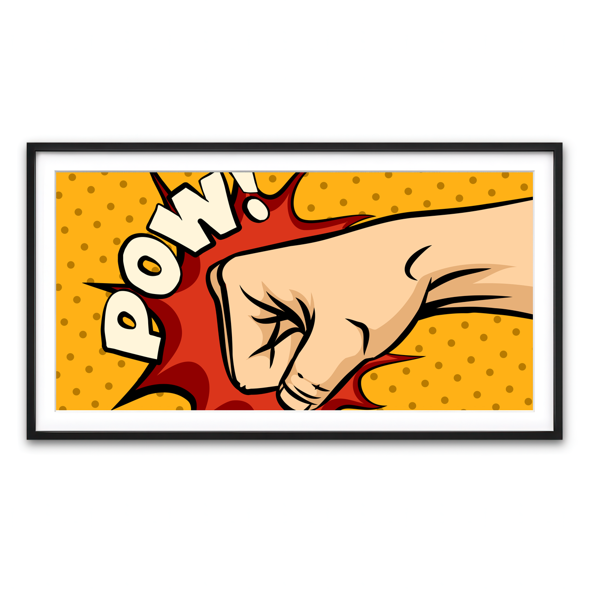 Framed Print 2x1 Black