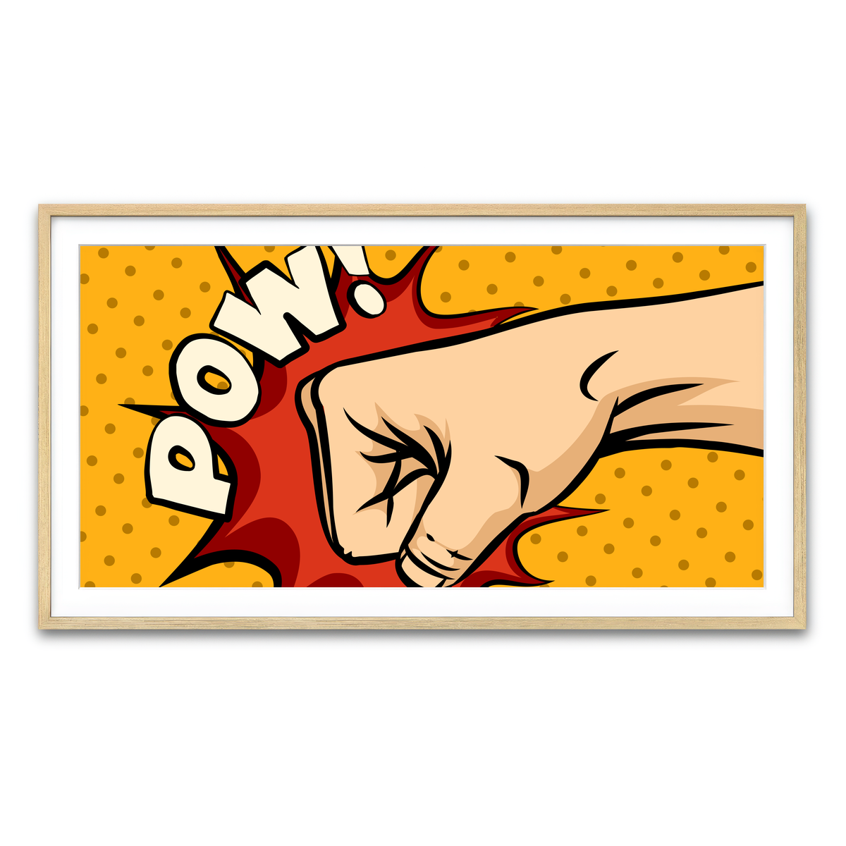 Framed Print 2x1 Natural