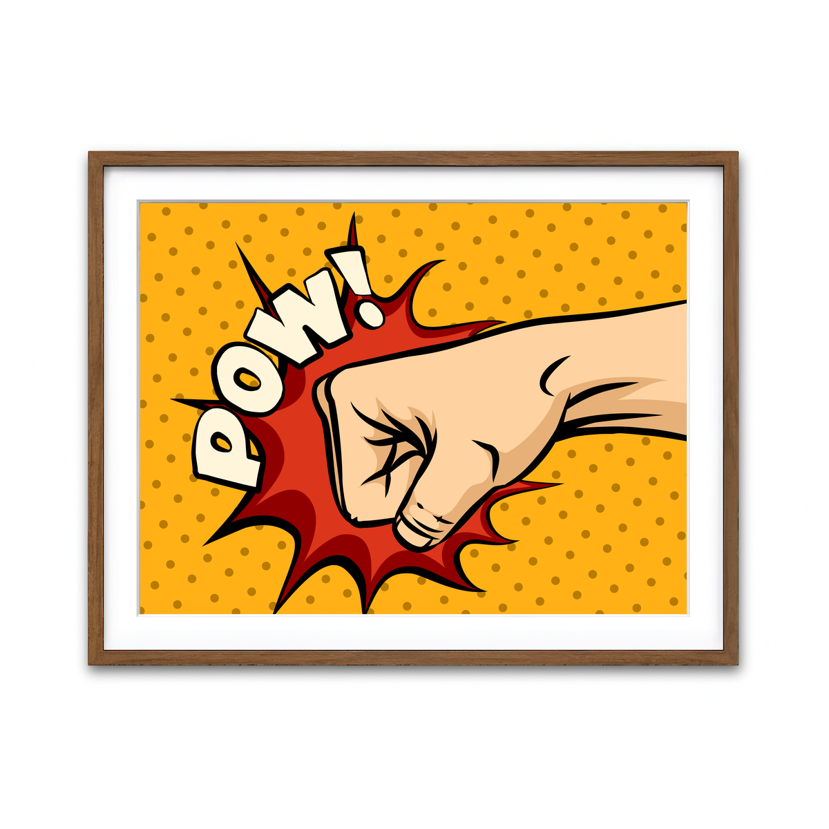 Framed Print 4x3 Walnut