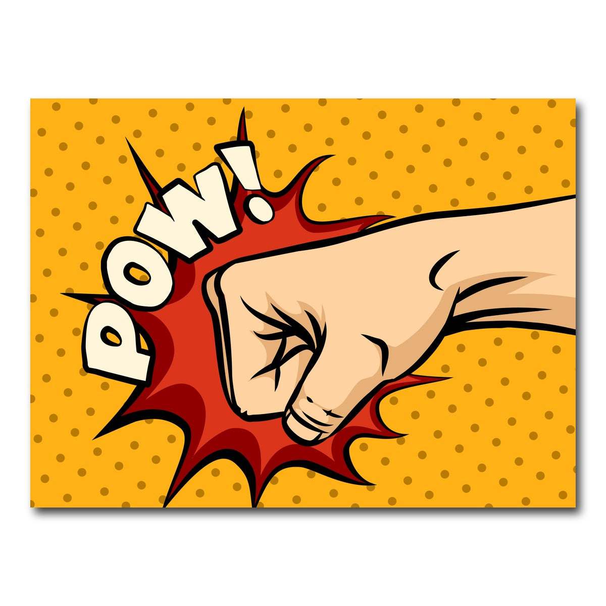 AUTO-MOCKUP WHITE | Pow | 1 Piece | Gallery Wrap Canvas | group=4x3