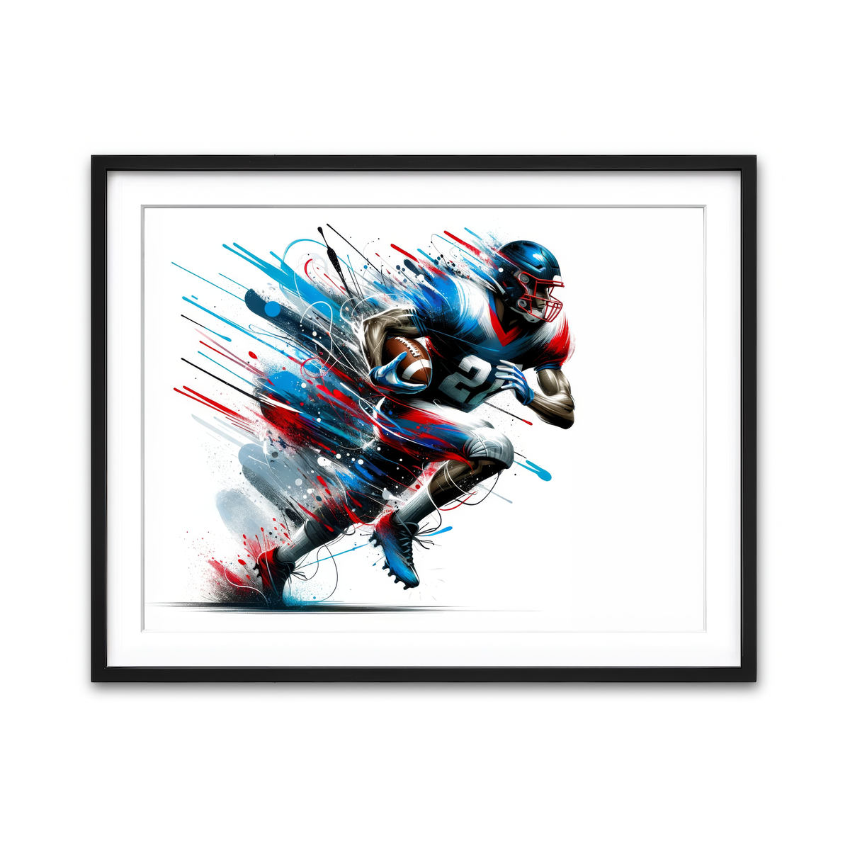 Framed Print 4x3 Black