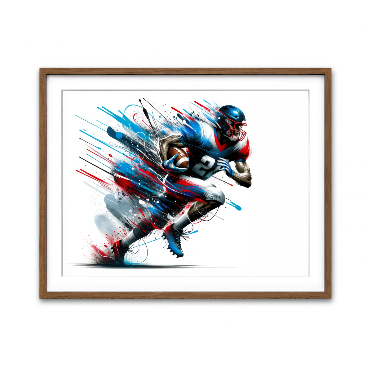 Framed Print 4x3 Walnut