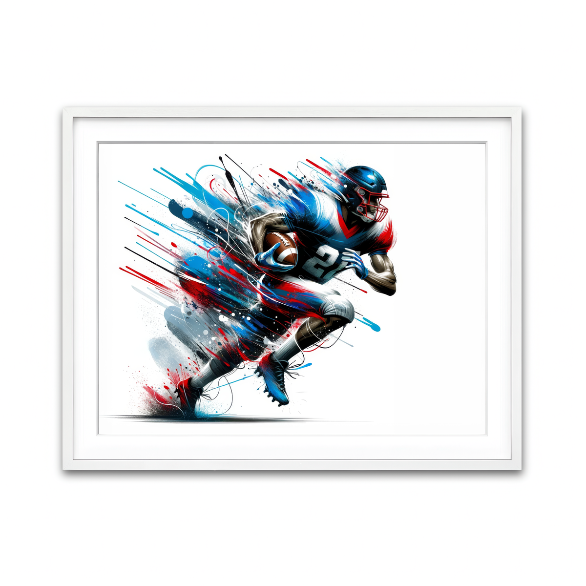 Framed Print 4x3 White