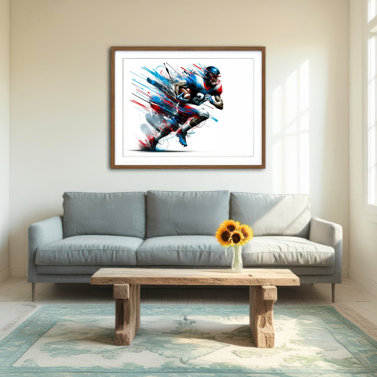 AUTO-MOCKUP ROOM | Power and Agility Wall Art