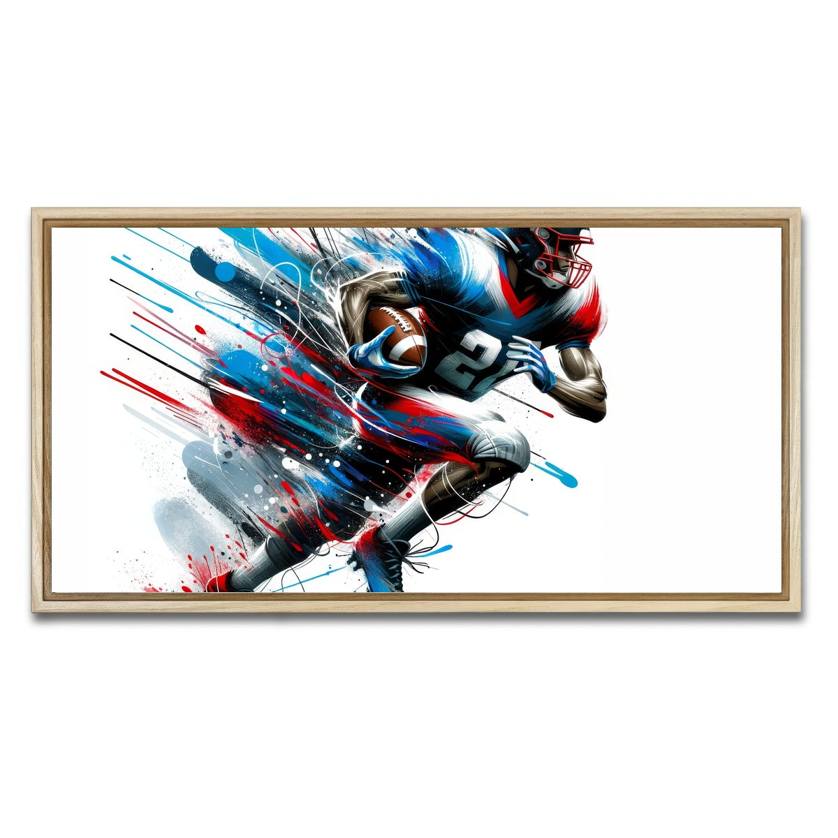 AUTO-MOCKUP WHITE | Power and Agility | 1 Piece | Natural Framed Canvas | group=2x1