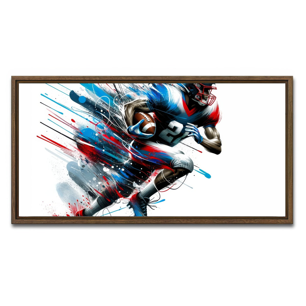 AUTO-MOCKUP WHITE | Power and Agility | 1 Piece | Walnut Framed Canvas | group=2x1