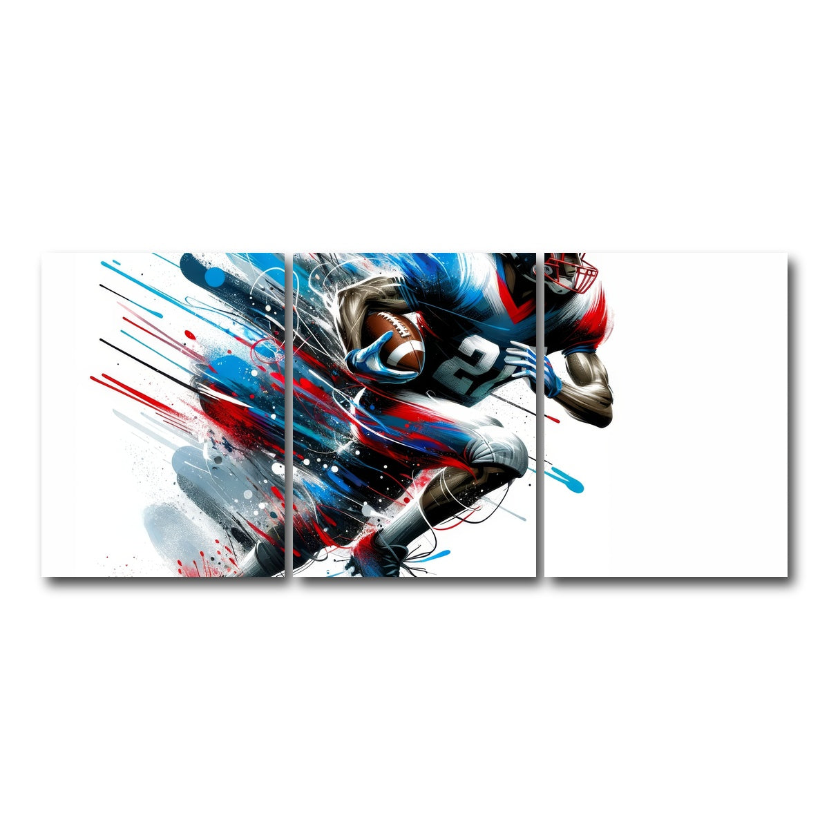 AUTO-MOCKUP WHITE | Power and Agility | 3 Piece | Gallery Wrap Canvas | group=18x24