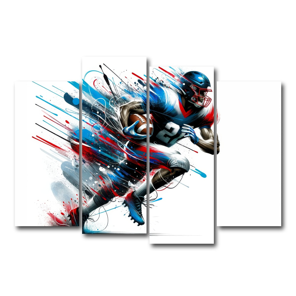 AUTO-MOCKUP WHITE | Power and Agility | 4 Piece | Gallery Wrap Canvas | group=4_normal