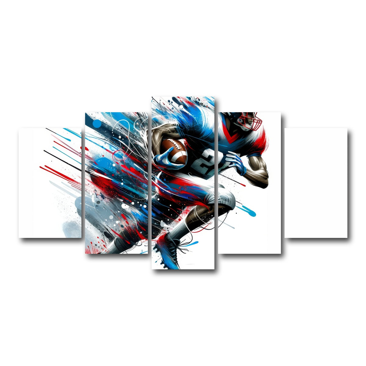 AUTO-MOCKUP WHITE | Power and Agility | 5 Piece | Gallery Wrap Canvas | group=5_normal