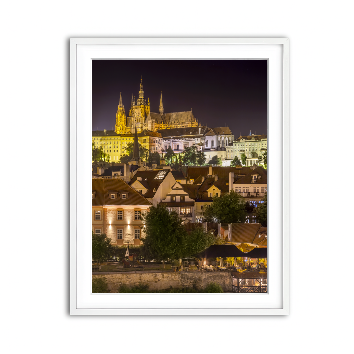 Framed Print 3x4 White