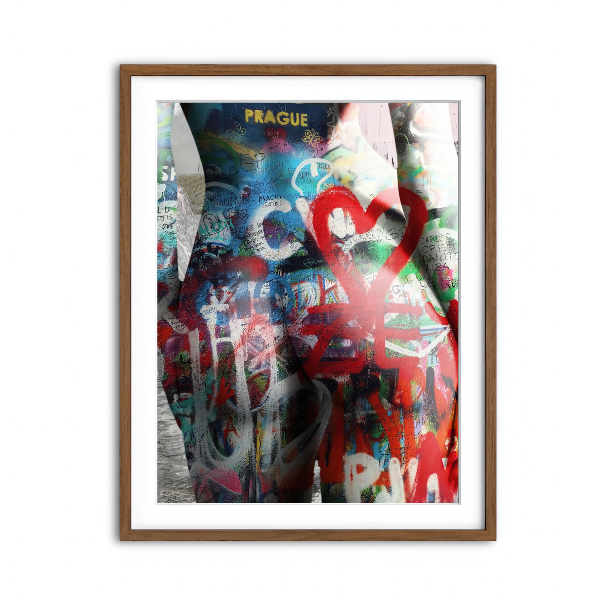 Framed Print 3x4 Walnut