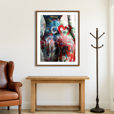 AUTO-MOCKUP ROOM | Prague Heart Wall Art