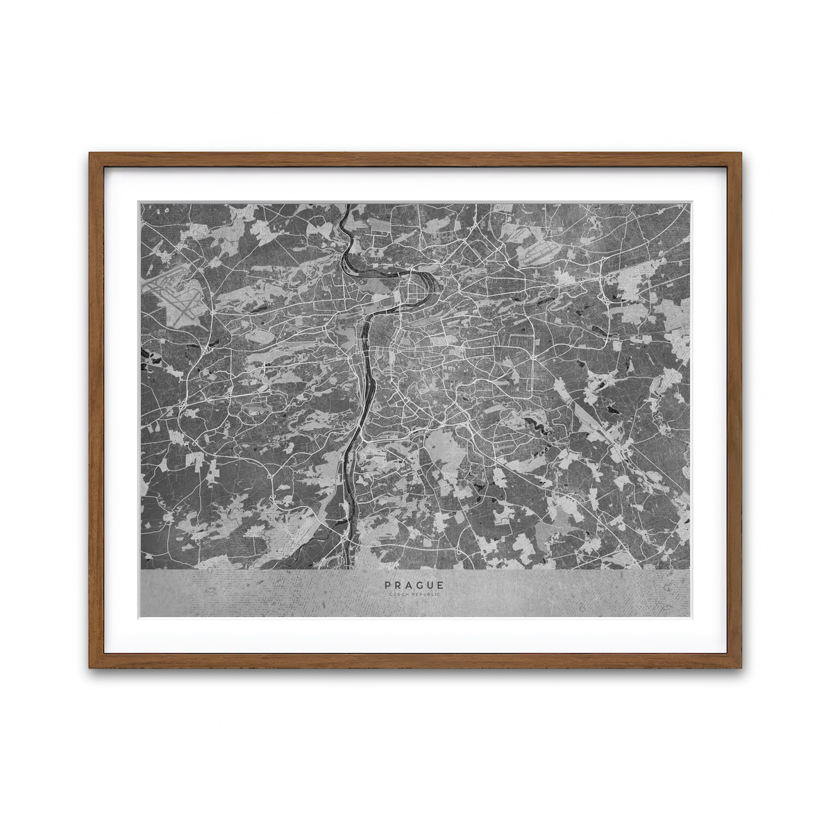 Framed Print 4x3 Walnut